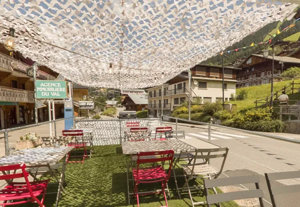 Terrasse ombragée