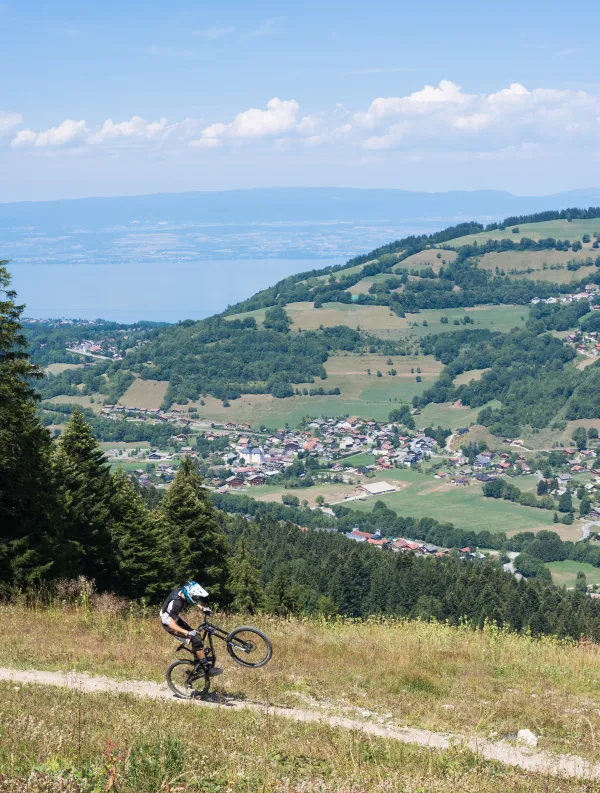 Piste VTT DH Bike Park Bernex - La River Creek