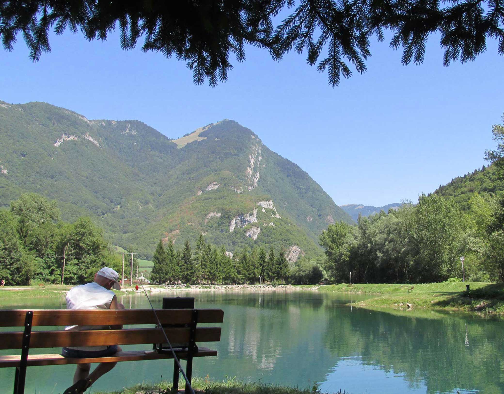 Plan d'eau de Marlens à Val de Chaise