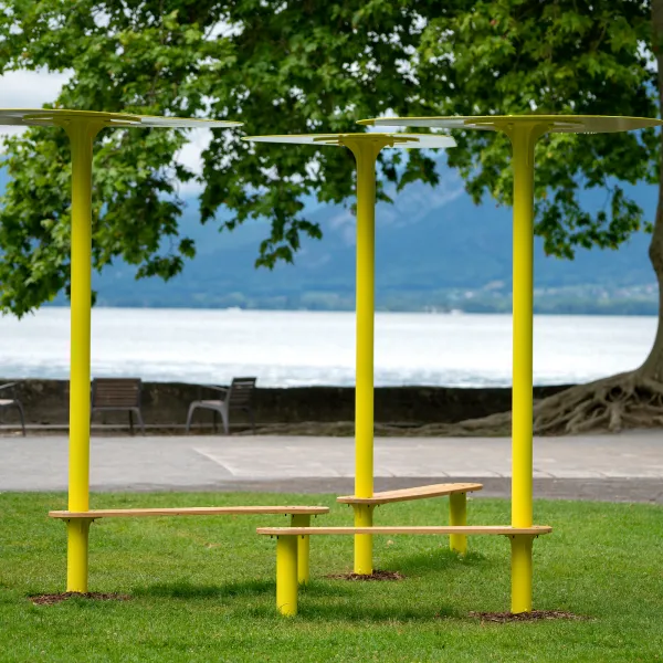 Plante un banc de Tristan Caloni et Adrien Mouginot - Annecy Paysages