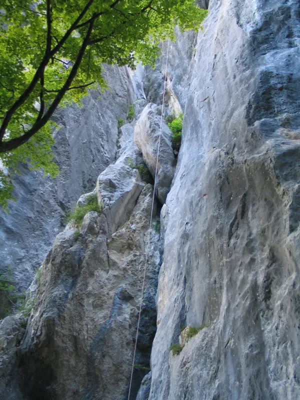 Voies d'escalade de la Mandallaz