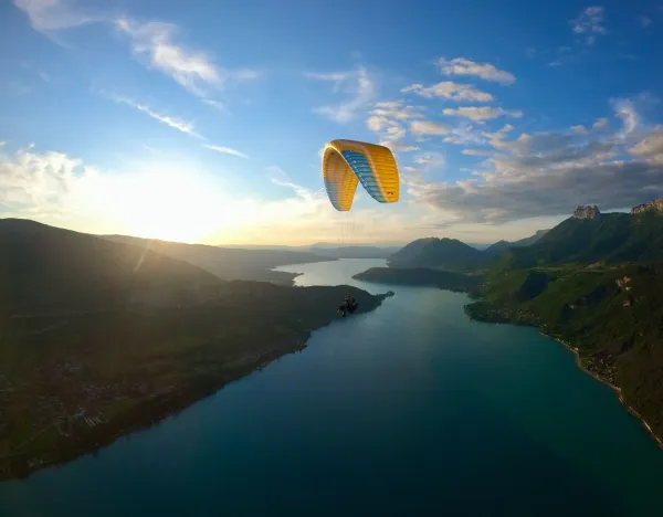 Vol ascendance en bi place avec k2 parapente
