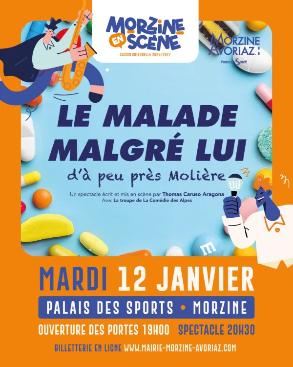 Le malade malgré lui d’à peu près Molière