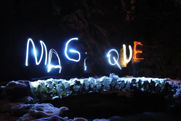 Randonnée lumineuse "Light Painting"