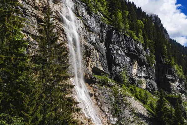 Rappels de la cascade de l'Essert