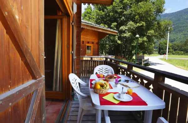 les chalets en été