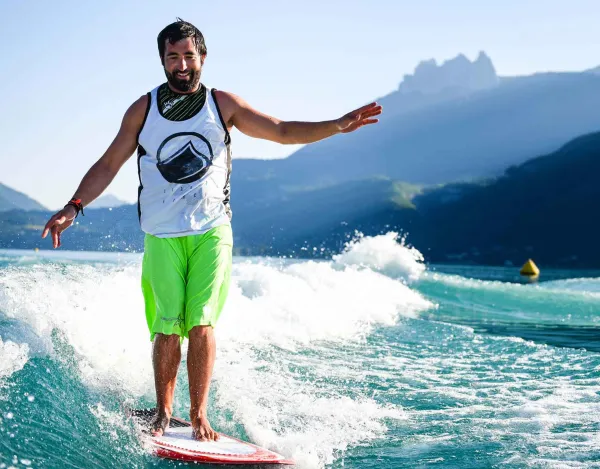 Wake and ski
