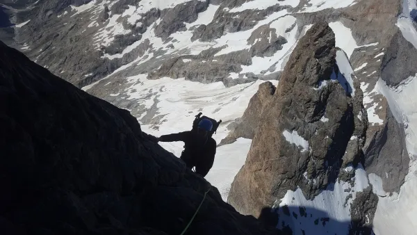 Séance d'escalade