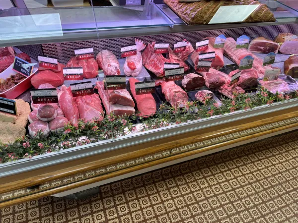 Présentoir viande