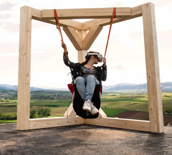 Simulation de vol en parapente