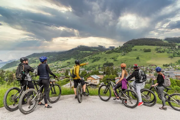 Sortie initiation au VTT électrique_Megève