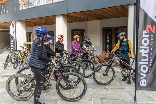 Sortie initiation au VTT électrique_Megève