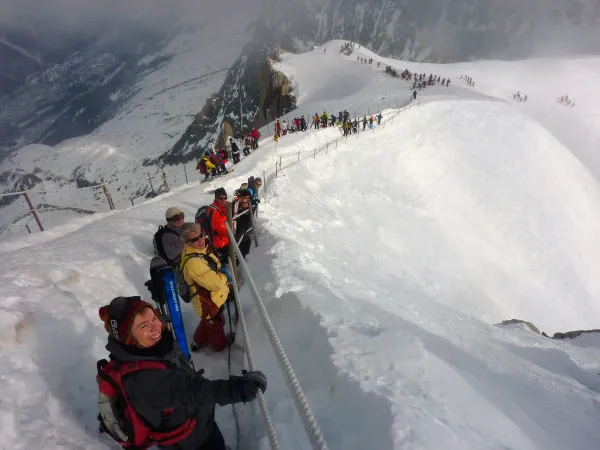 Sortie ski encadrée dans "La Vallée Blanche"