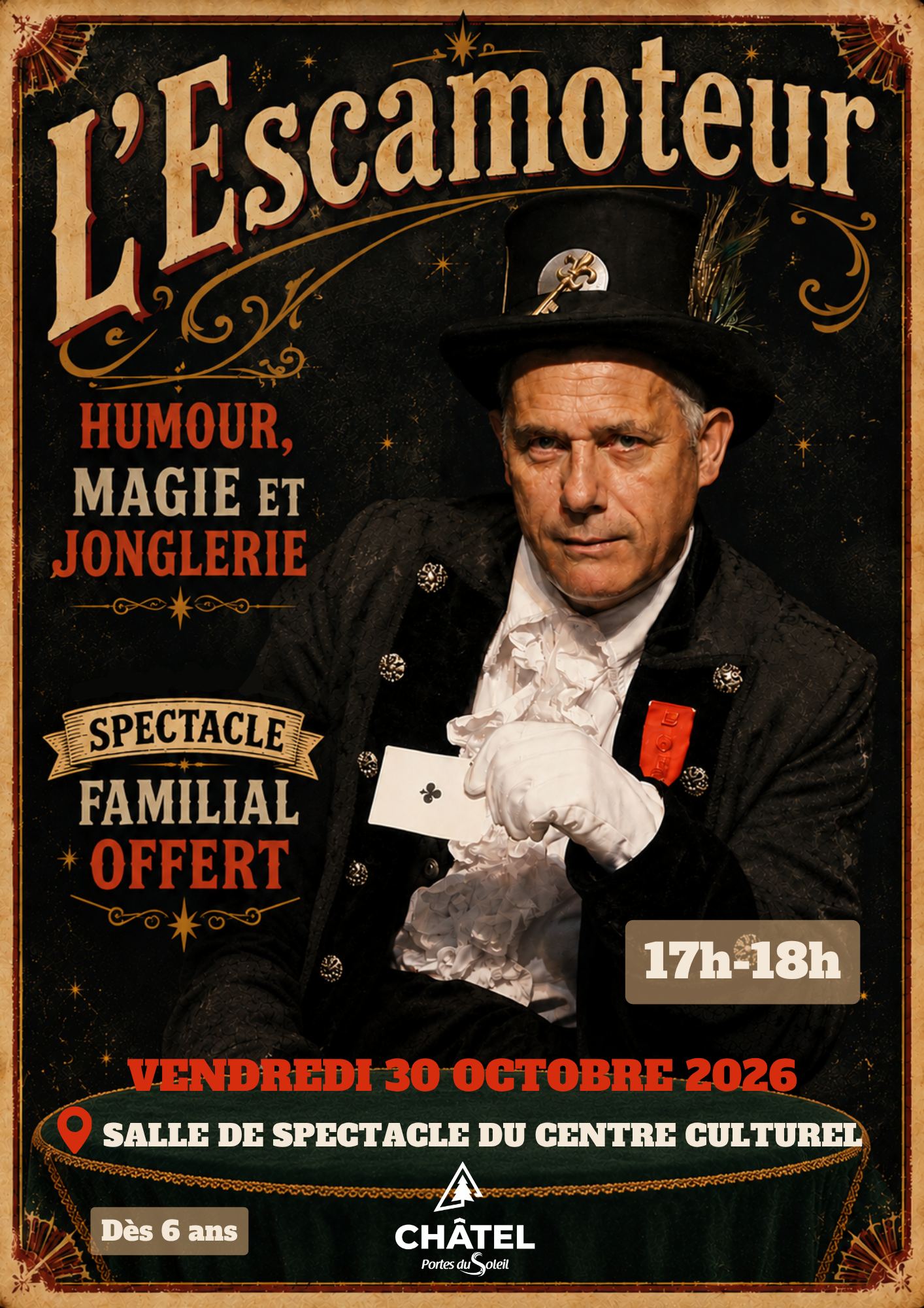 Spectacle familial "L'Escamoteur"_Châtel
