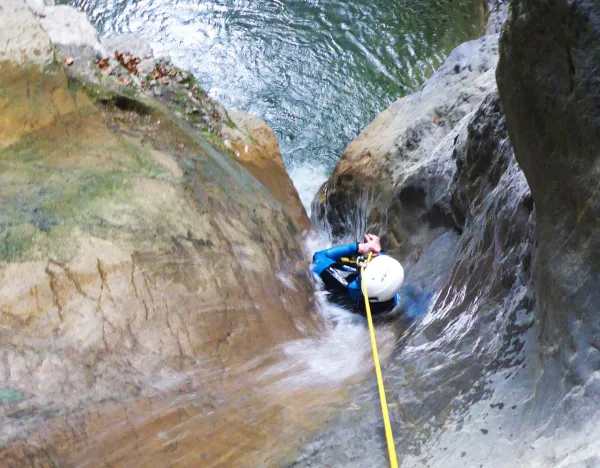 Stage de canyoning avec Rémy