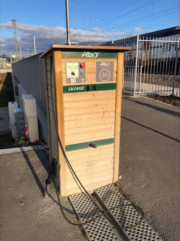 Station de lavage vélo