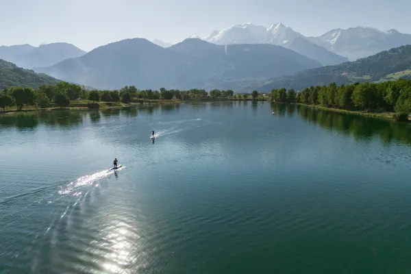 Stand up paddle au Lac de Passy