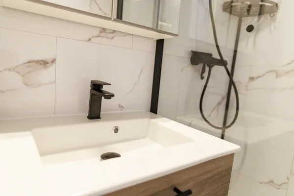 Grande vasque avec son meuble