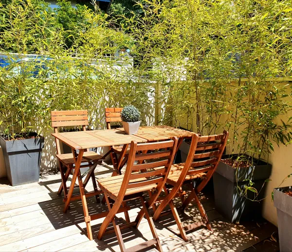 Terrasse réservée aux locataires