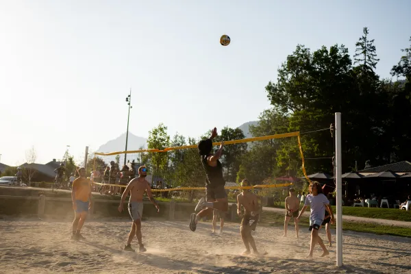Terrain de beach volley