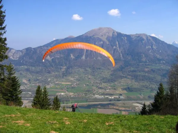 Terrain d'atterrissage de parapente de Brison/Solaison