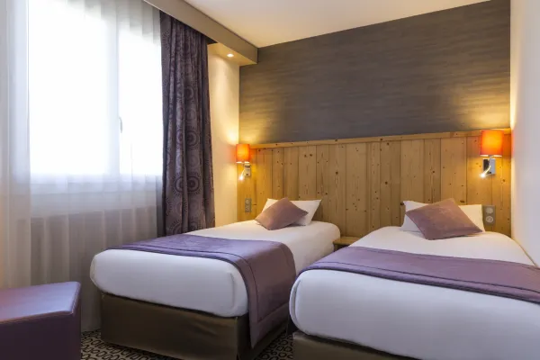 Chambre lits simples