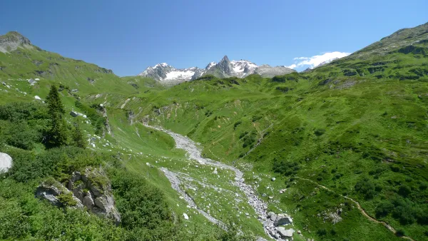 Tour des Ayères depuis le télésiège de Barmus