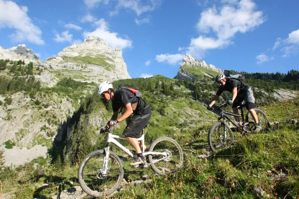 Tour du Grand-Bornand - Itinéraire VTT Cross country n°2 - Variante
