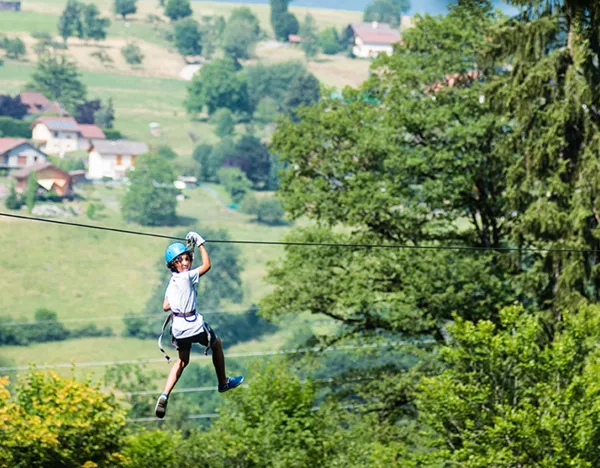 Tyrolienne de la cascade de Seythenex