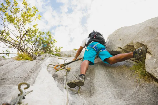 Via ferrata avec un guide au Grand-Bornand