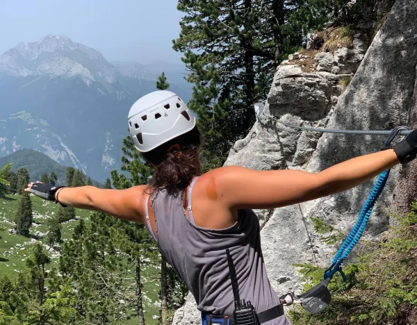 Via ferrata et escalade à la Sambuy