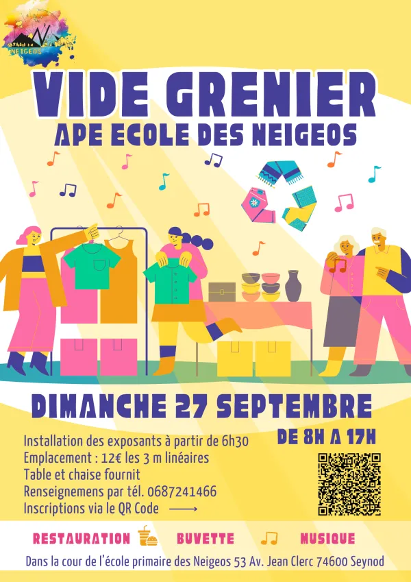Vide-grenier de l'APE des Neigeos