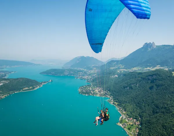 Vol en parapente : enfants