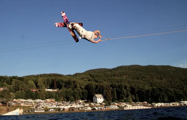 Wakeski sur le Léman