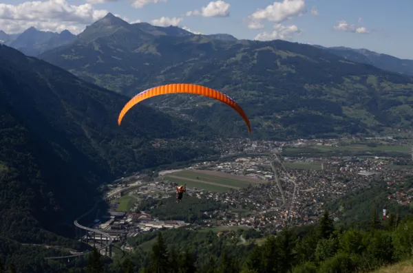 Baptême biplace au Pays du Mont Blanc
