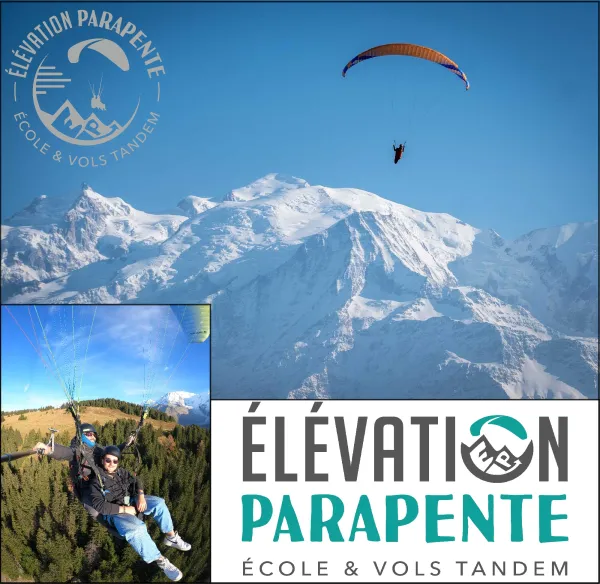 Baptême en Parapente Biplace avec Elévation Parapente