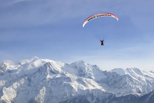 Baptême en parapente sur la chaîne des Fiz