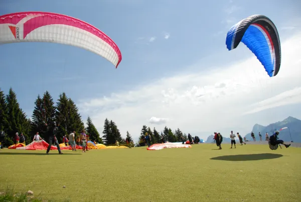 Lac Annecy parapente Col de La Forclazl