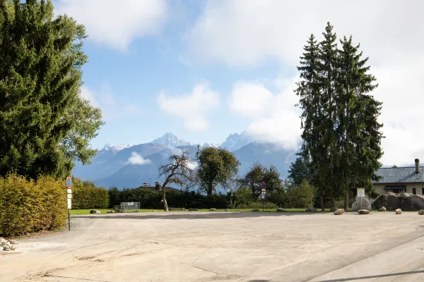 Aire de stationnement pour camping-cars