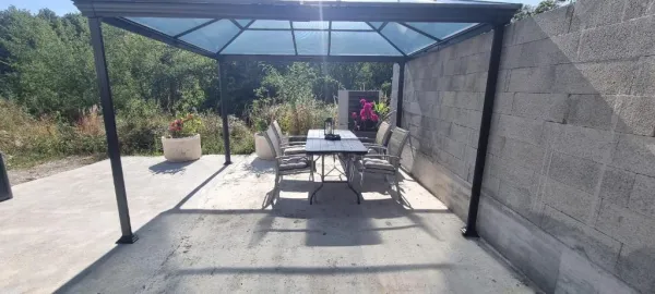 coin repas extérieur