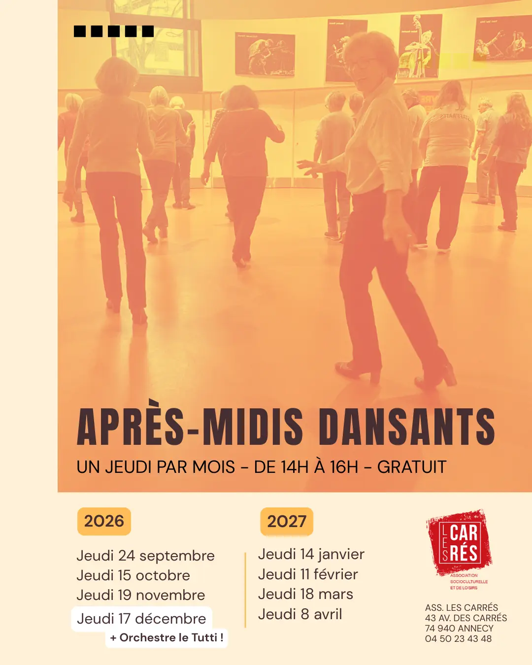 Thés & Repas dansants