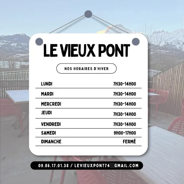 Bar restaurant Le Vieux Pont_Sallanches