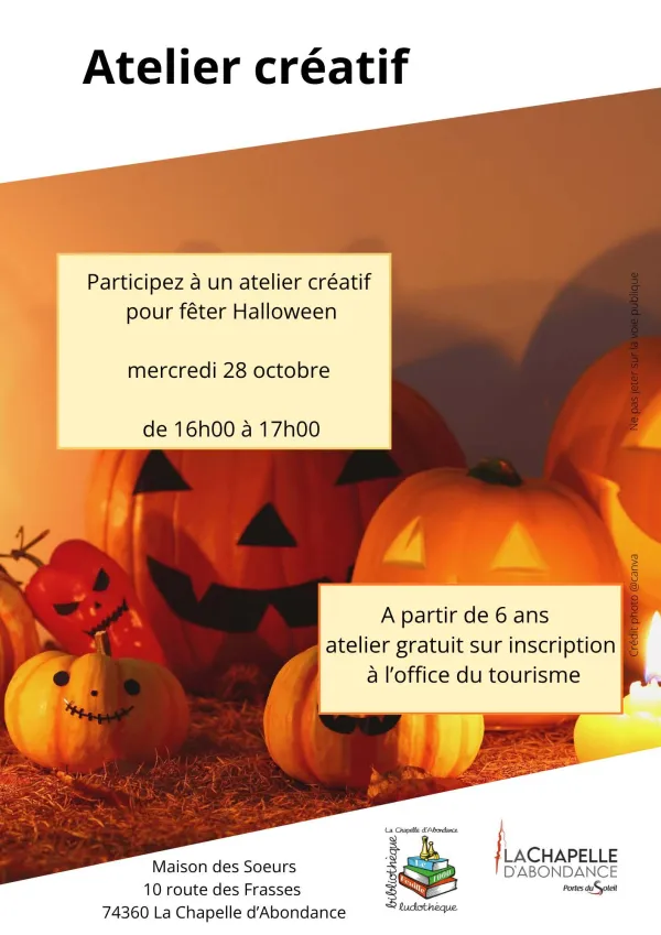 Atelier créatif spécial Halloween