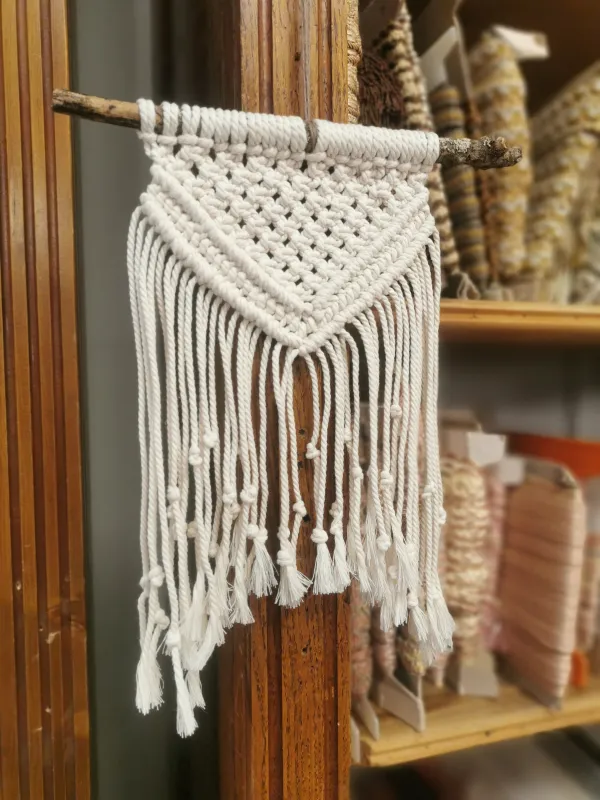 tenture en macramé