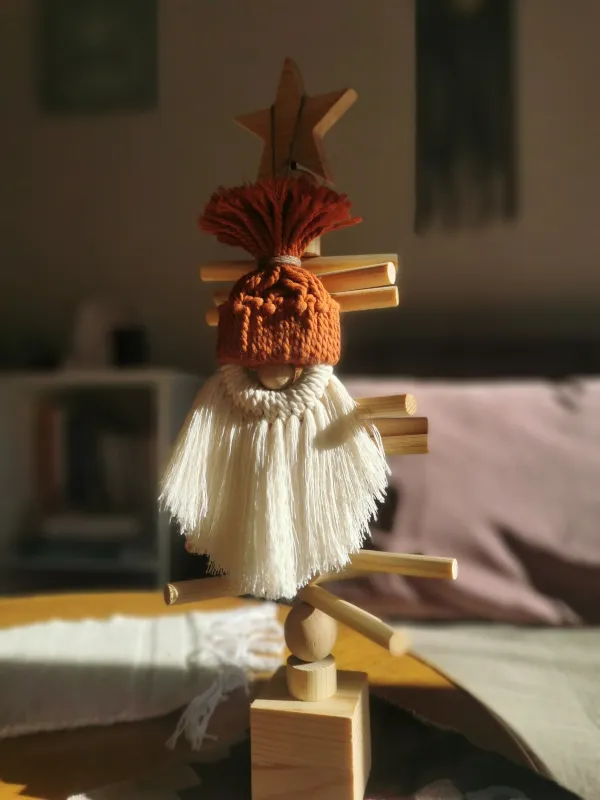 lutin en macramé