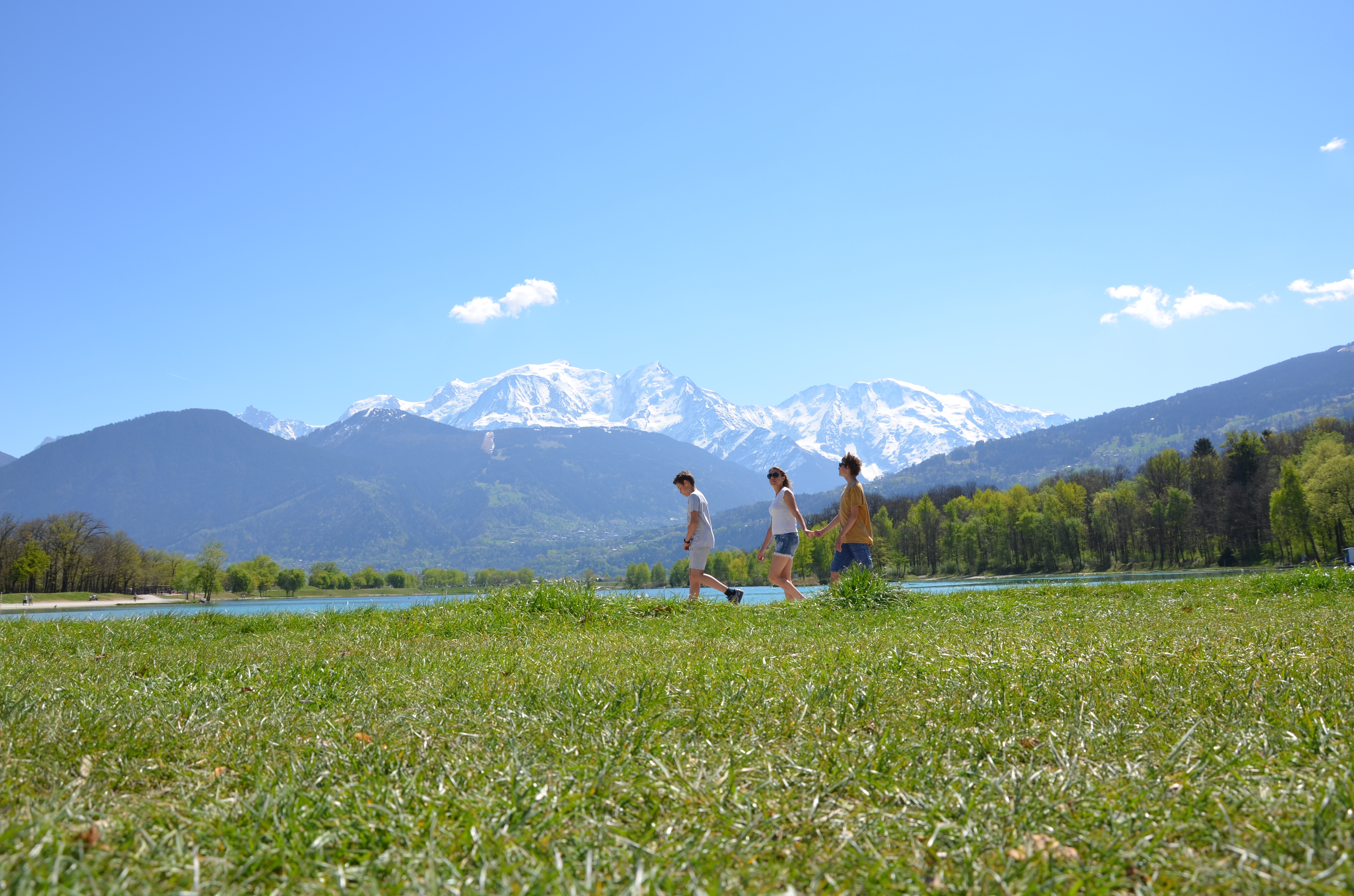 Lac de Passy côté plage
