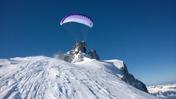Bapteme Speed Riding  avec Airéole Ecole De Parapente