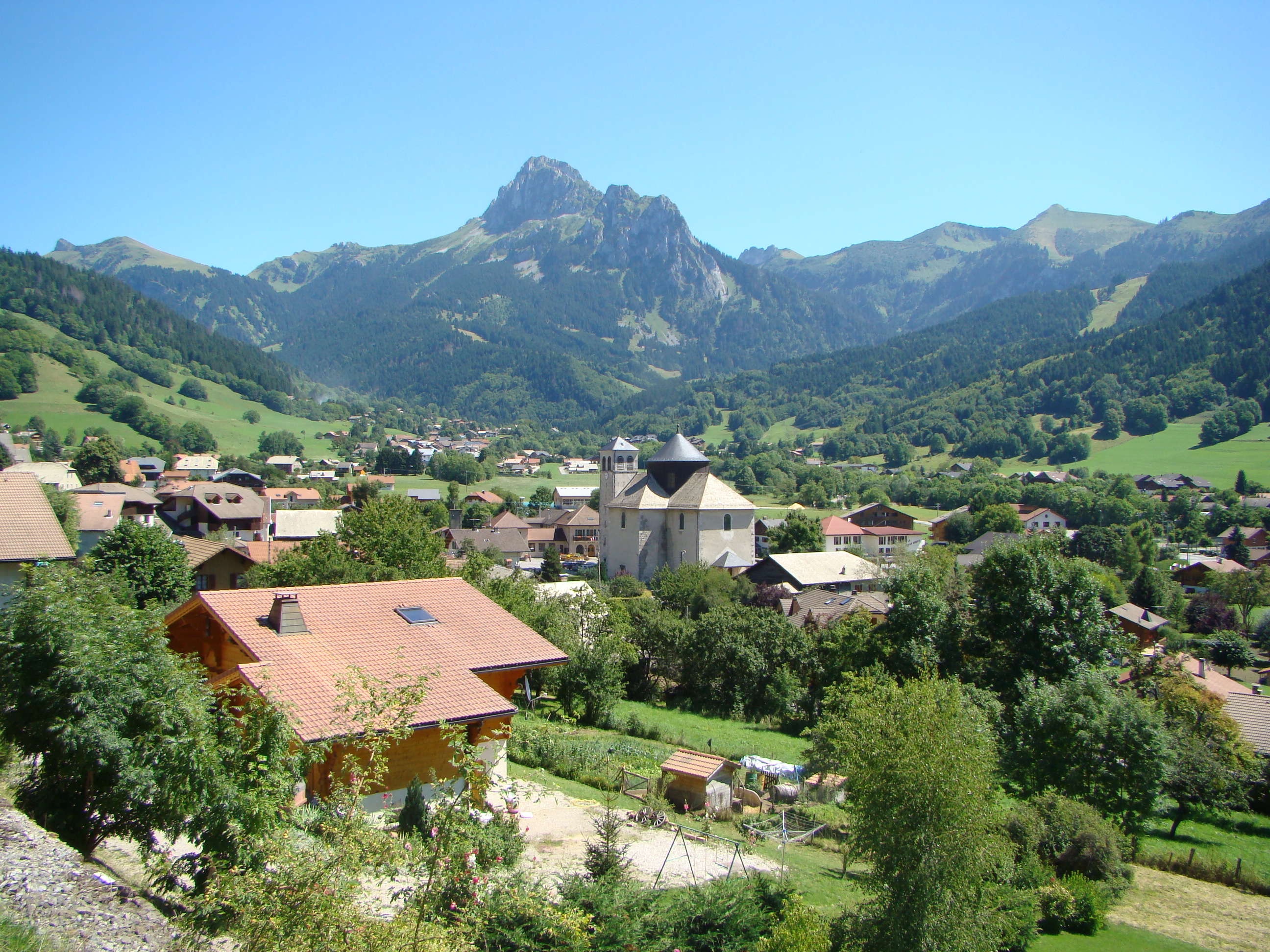 vue été bernex dent d'oche