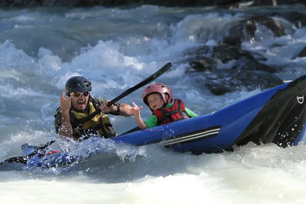 Canoë-raft Découverte à Passy avec Session Raft