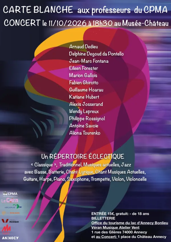 Carte blanche aux professeurs du CPMA